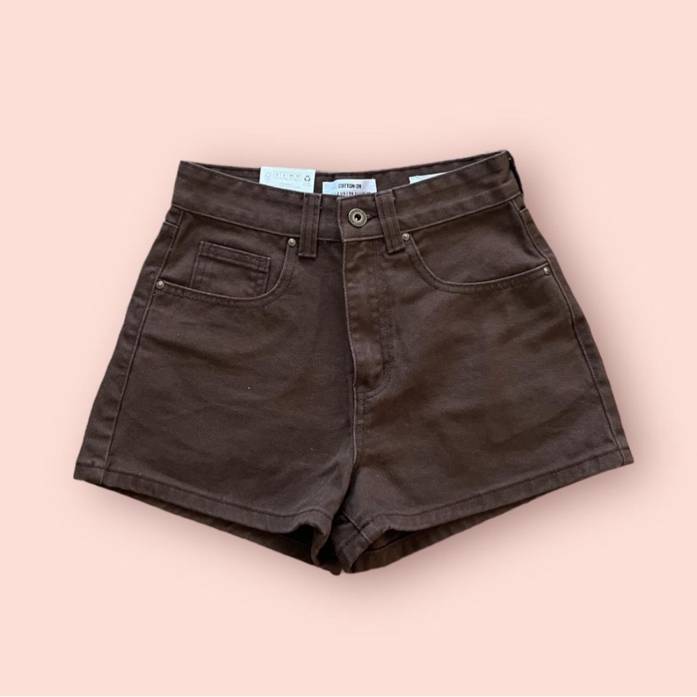 NWT HIGH WAISTED COTTON ON SHORTS